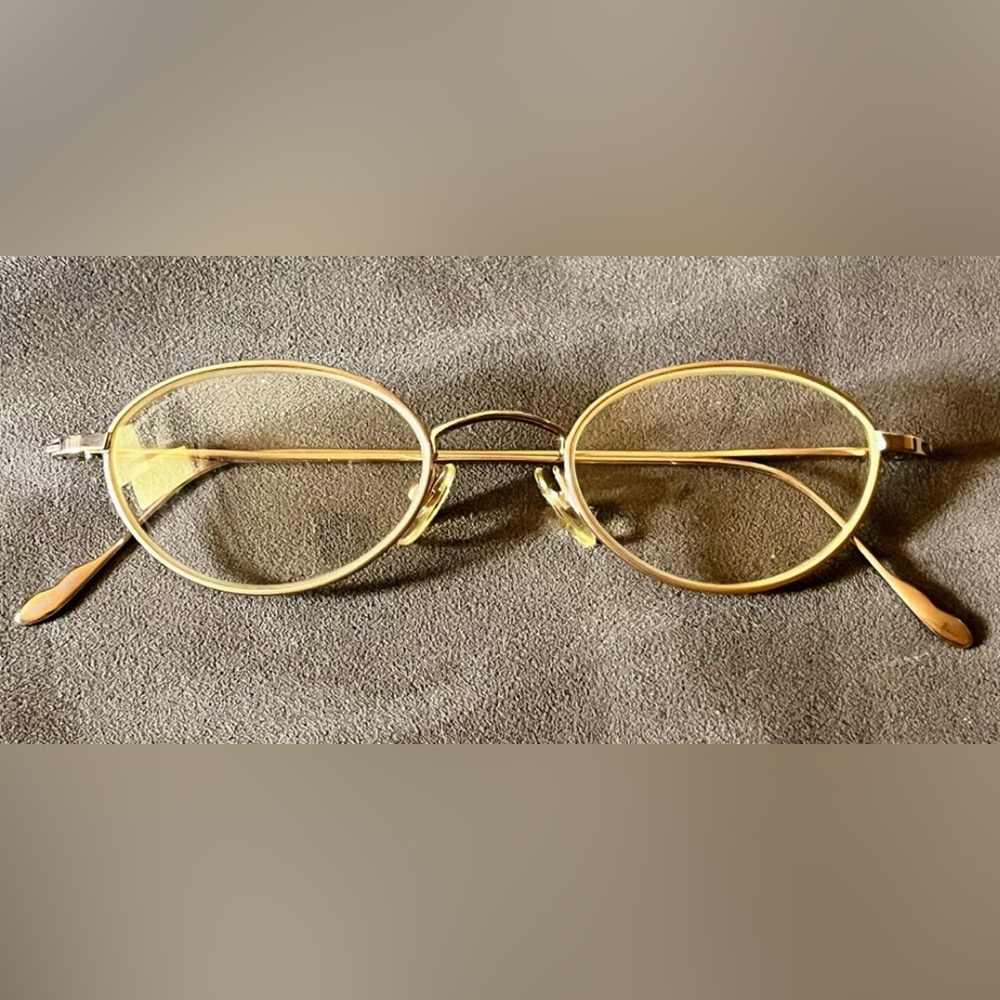 CALVIN KLEIN Vintage Gold Women’s Titanium Eye Glasses Frames